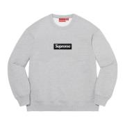 Supreme Begränsad upplaga Crewneck Heather Grey Gray, Herr