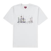 Supreme Skyline Limited Edition Top Vit White, Herr