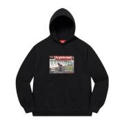 Supreme Begränsad upplaga Thrasher Hoodie Svart Black, Herr