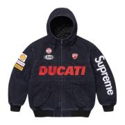 Supreme Begränsad upplaga Ducati Hooded Work Jacket Black, Herr