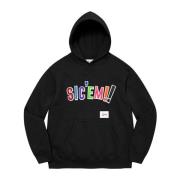 Supreme Begränsad upplaga huvtröja svart Black, Dam