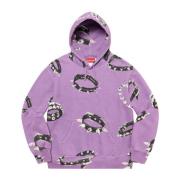 Supreme Studded Collars Hooded Sweatshirt Violet Purple, Herr