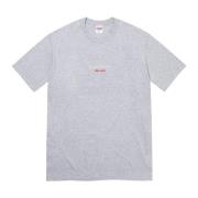 Supreme Klassisk Logo Tee Heather Grey Begränsad Upplaga Gray, Herr