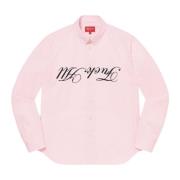 Supreme Begränsad Upplaga Jamie Reid Skjorta Rosa Pink, Herr