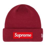 Supreme Begränsad upplaga Box Logo Beanie Fw22 Red, Unisex