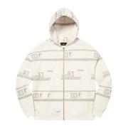 Supreme Begränsad upplaga Zip Up Hooded Sweatshirt Stone Beige, Herr