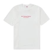 Supreme Klassisk Still Talking Tee White White, Herr