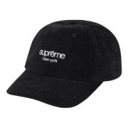 Supreme Chenille 6-Panel Svart Hatt Black, Unisex