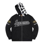 Supreme Spider Web Zip Up Hoodie Black, Herr