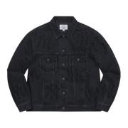 Supreme Begränsad upplaga Denim Trucker Jacket Black, Herr