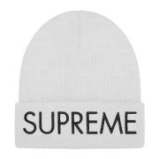 Supreme Begränsad upplaga Beanie Ash Grey Gray, Unisex