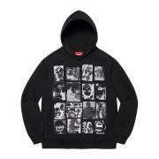 Supreme Begränsad upplaga Collage Grid Hoodie Svart Black, Herr