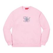 Supreme Begränsad Upplaga Ljusrosa Crewneck Pink, Herr