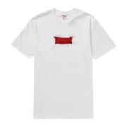 Supreme Begränsad upplaga Ralph Steadman Box Logo Tee White, Herr