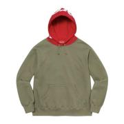 Supreme Begränsad Upplaga Kontrast Hoodie Green, Herr