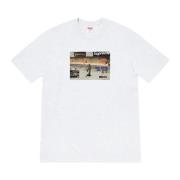 Supreme Exklusiv Thrasher Game Tee i Ash Grey Gray, Herr