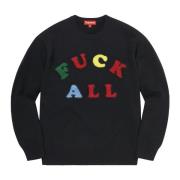 Supreme Begränsad upplaga Jamie Reid Sweater Svart Black, Herr