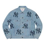 Supreme Begränsad upplaga Denim Trucker Jacket Blue, Herr