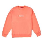 Supreme Begränsad upplaga Fluorescerande Rosa Crewneck Pink, Herr