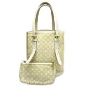 Louis Vuitton Vintage Pre-owned Canvas totevskor Beige, Dam