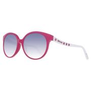 Just Cavalli Röda plast solglasögon för kvinnor Red, Dam