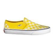 Vans Gul Polyester Sneaker med Elastiska Detaljer Yellow, Dam