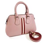 Bally Pre-owned Pre-owned Tyg axelremsvskor Pink, Dam