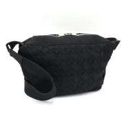 Bottega Veneta Vintage Pre-owned Canvas axelremsvskor Black, Dam