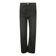 TotêMe Twisted Seam Denim Jeans Black, Dam