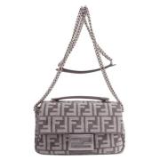 Fendi Vintage Pre-owned Bomull axelremsvskor Gray, Dam