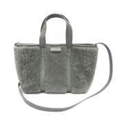 Balenciaga Vintage Pre-owned Laeder axelremsvskor Gray, Dam