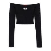 Diesel Sweater M-Vera-Ls Black, Dam