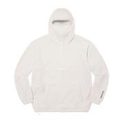 Supreme Begränsad upplaga Polartec Facemask Half Zip Pullover White, H...