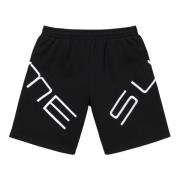 Supreme Svarta Fleece Sweatshorts Limited Edition Black, Herr