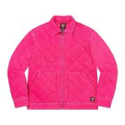 Supreme Quilted Work Jacket Pink Limited Edition Pink, Dam