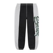 Supreme Svart Panel Sweatpant Begränsad Upplaga Black, Herr