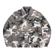 Supreme Quilted Work Jacket Grey Camo Multicolor, Herr