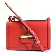 Loewe Pre-owned Pre-owned Tyg axelremsvskor Red, Dam