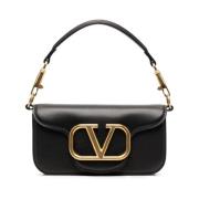 Valentino Garavani Svart VLogo Signature Axelväska Black, Dam