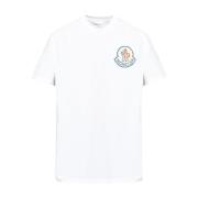 Moncler Vita T-shirts och Polos White, Herr