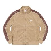 Nike Begränsad upplaga Velour Track Jacket Tan Beige, Herr