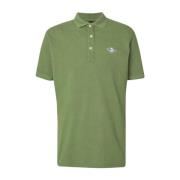 Replay Herr Basic Logo Polo Tröja Green, Herr