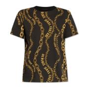 Versace Jeans Couture T-shirt med mönster Black, Dam