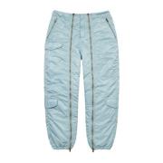 Supreme Begränsad upplaga Nylon Flight Pant Light Blue Blue, Herr