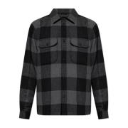 Woolrich Isolerad skjorta med rutmönster Gray, Herr