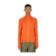 A-Cold-Wall Räfflad Ull Ståkrage Jumper Orange, Herr