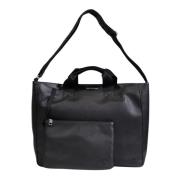 Calvin Klein Slim Tote PU Väska Höst/Vinter Kollektion Black, Dam