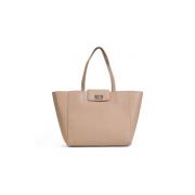 Calvin Klein Medium Shopper Väska Höst/Vinter Kollektion Beige, Dam