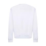 Dsquared2 Vit Logo Print Sweatshirt White, Herr