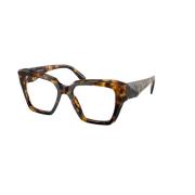 Prada Stiliga Carey Ram Solglasögon Brown, Unisex